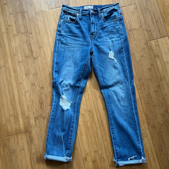 Madewell High rise slim boyfriend jeans - Picture 2 of 10